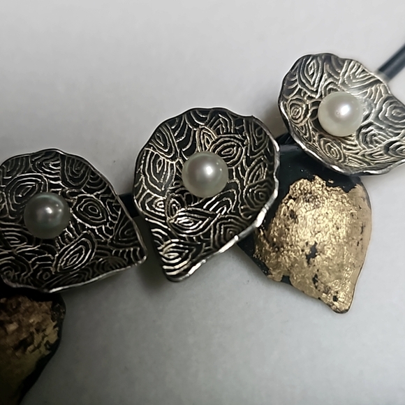 So Young Park Silver, Gold, Pearls Choker - Picture 3 of 5